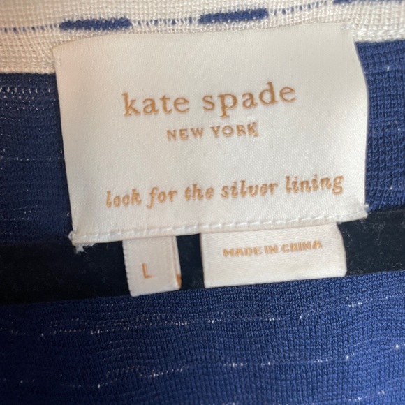 Kate Spade short sleeve silk and cashmere dress - Picture 11 of 11